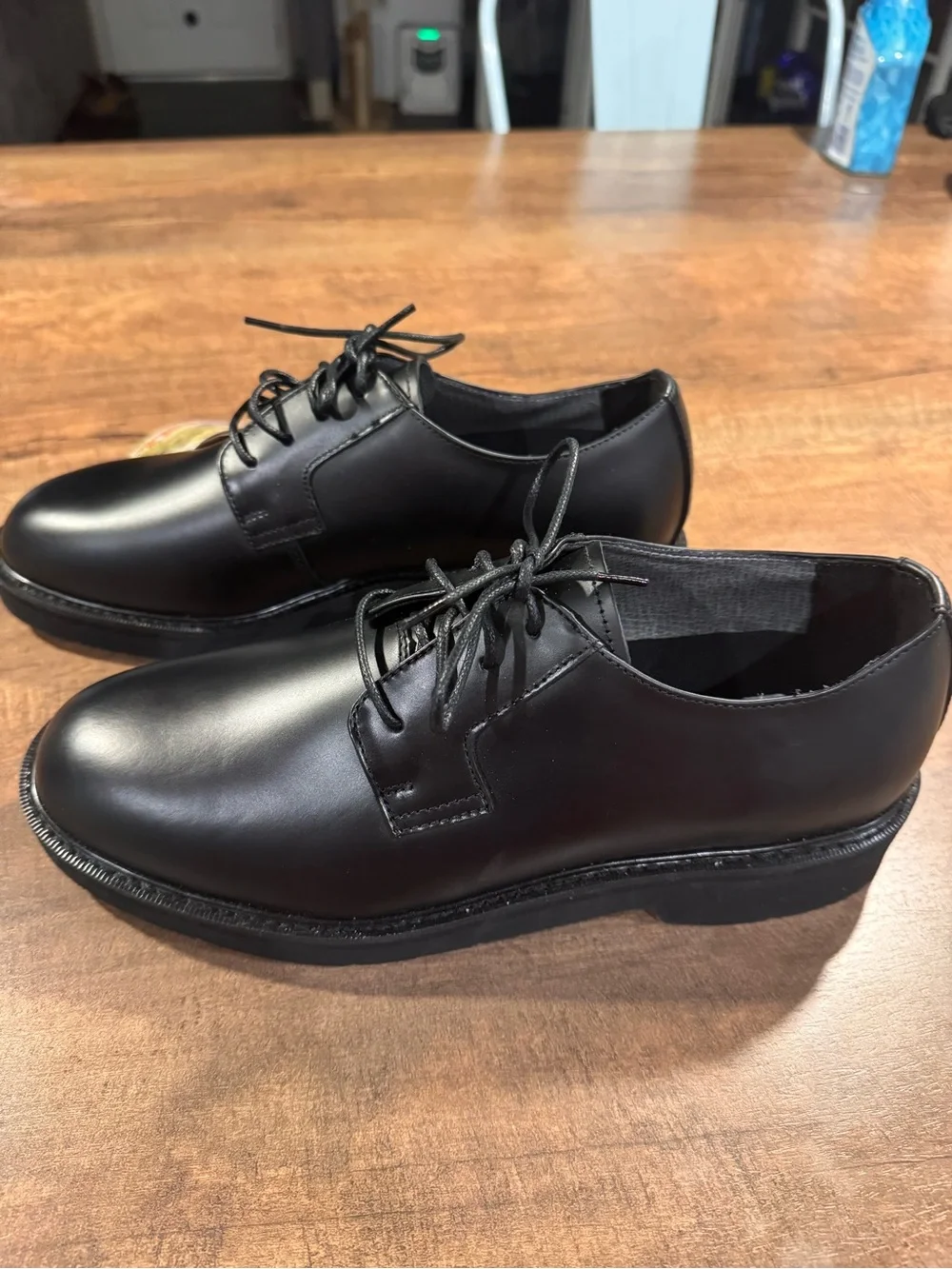 🖤 Rocky ProCell Men’s Black Leather Oxford Uniform Shoes – Size 10.5 M
